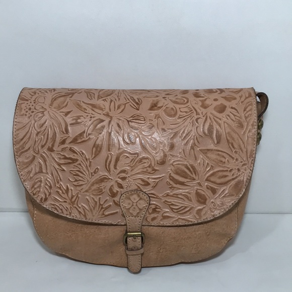 Patricia Nash Handbags - Patricia Nash Rosolini tooled saddlebag